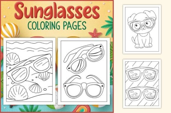 Download Sunglasses Coloring Pages for Kids - Sunglasses coloring pages Collection