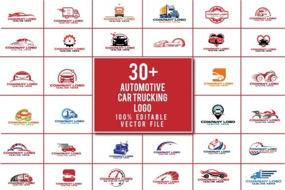 Download Automotive Car Trucking Logo Mega Bundle - Premium Resources