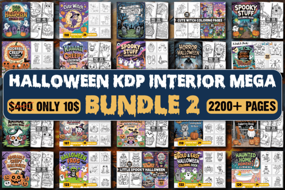 Download Halloween KDP Interior Mega Bundle 2 - Mega bundle Collection