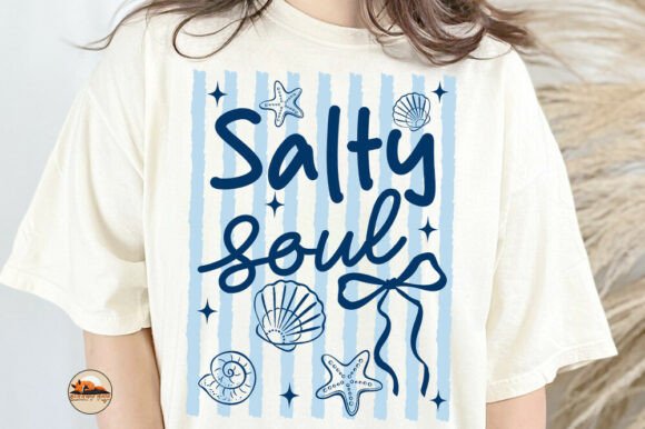 Download Striped Salty Soul Summer Coquette Shirt - Premium Bundle