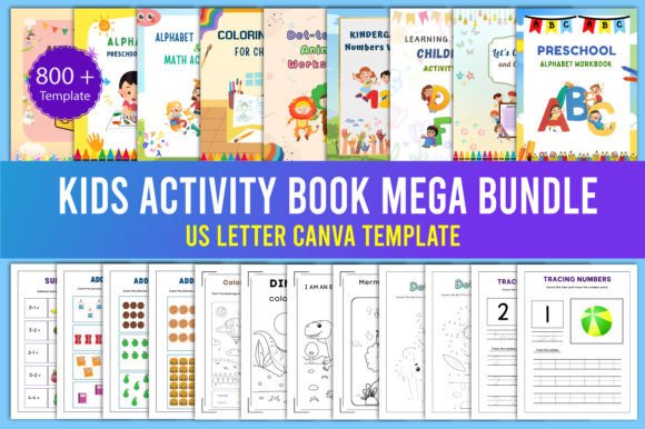 Download Kids Activity Book Mega Bundle Canva - Mega bundle Collection