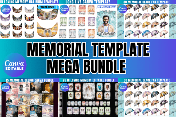Download Memorial Mega Bundle Canva Template - Mega bundle Collection