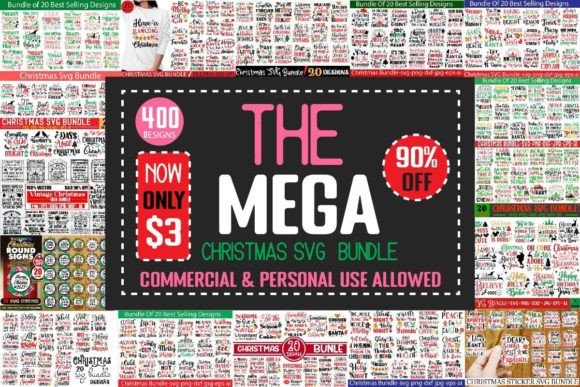 Download Christmas SVG Mega Bundle - Mega bundle Collection