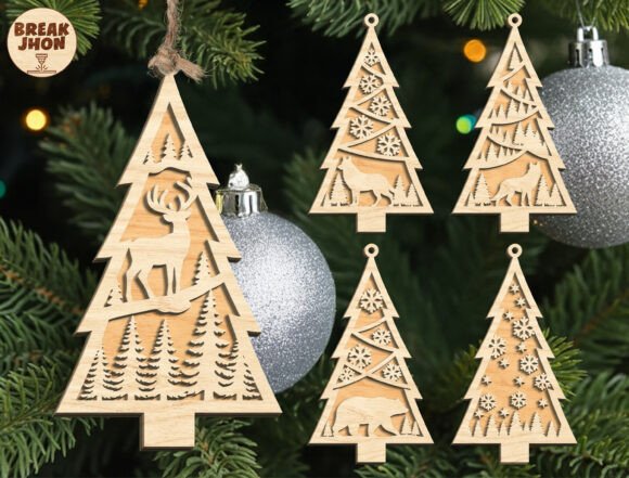 Download Christmas Tree Ornament SVG Bundle - Ornament Collection