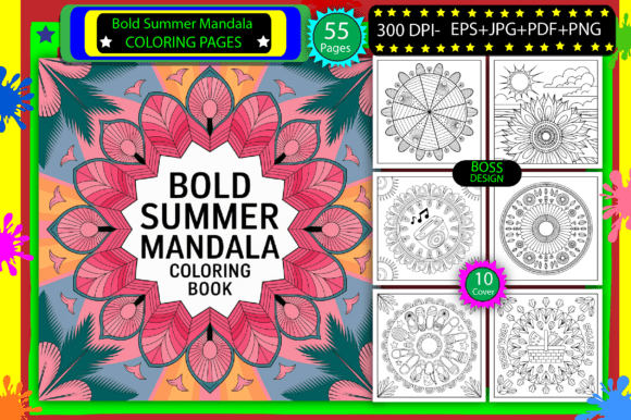 Download Bold Summer Mandala Coloring Pages - Premium Resources
