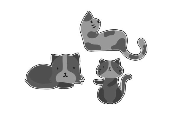 Download Cat Sticker Mammal - Mammal Collection